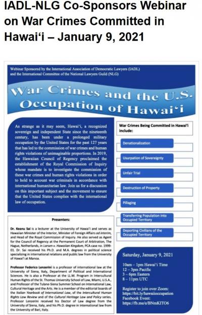 Webinar 9 gennaio 2021